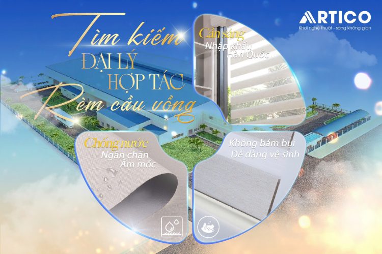 Vệ sinh Rèm Cầu Vồng Artico