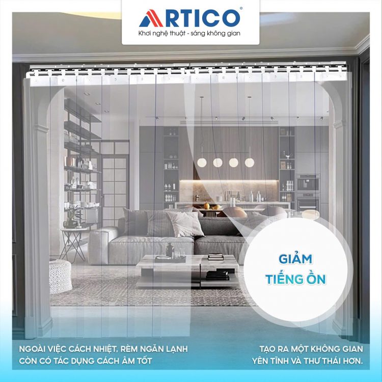 Rèm ngăn lạnh cách nhiệt Artico